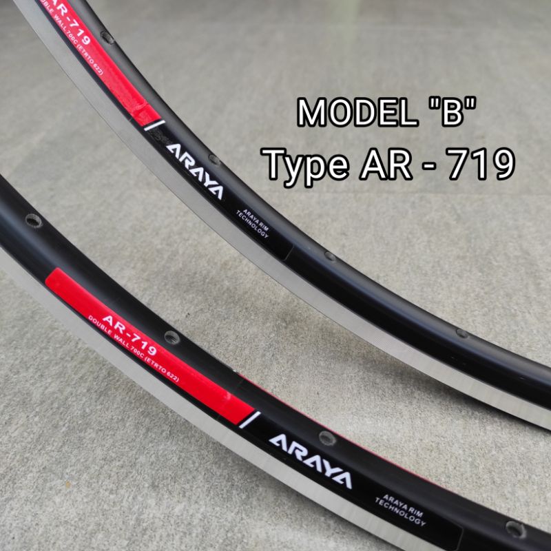 Jual Velg Rim 700c Sepeda Fixie Roadbike 32 Hole ARAYA KS-40