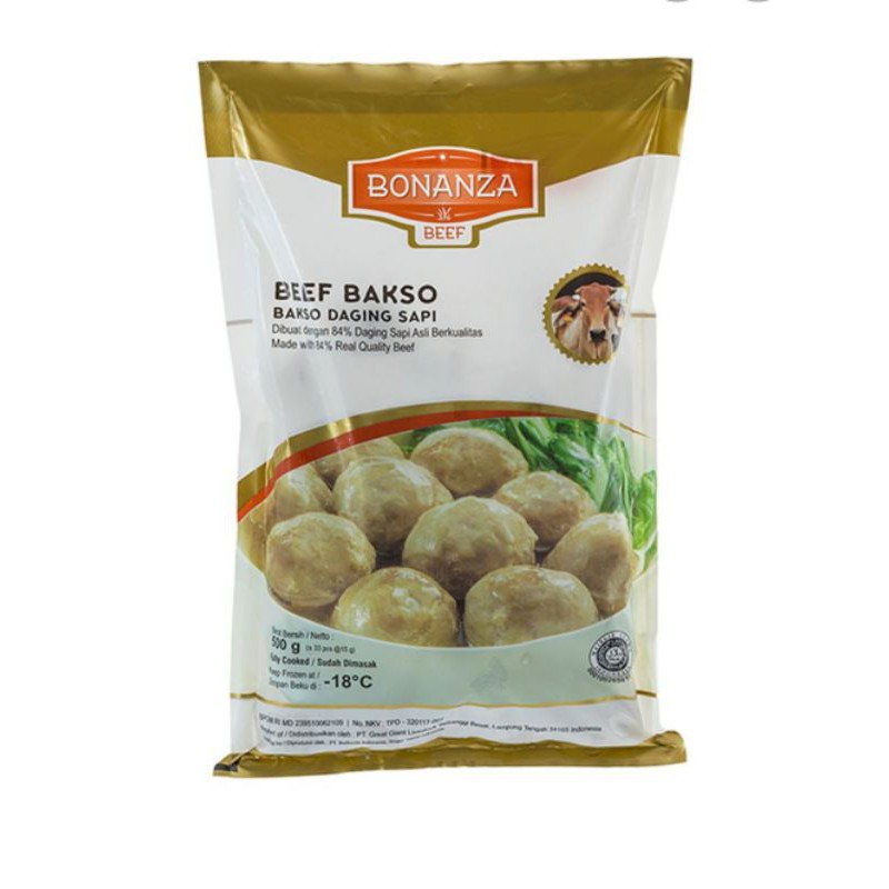 Jual Bonanza Beef Ball Premium Gr Baso Sapi Premium Frozen Food Shopee Indonesia