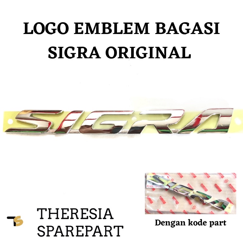 Jual Logo Emblem Bagasi Tulisan Sigra Original Shopee Indonesia