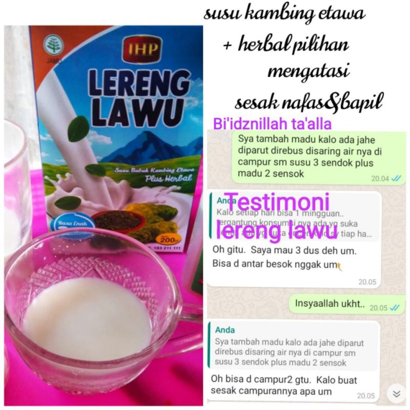Jual Susu Kambing Etawa Plus Herbal Lereng Lawu(Le familk) | Shopee ...