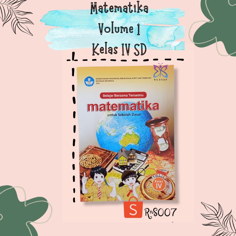Jual Buku Matematika Volume 1 Kelas 4 SD Kurikulum Merdeka | Shopee ...