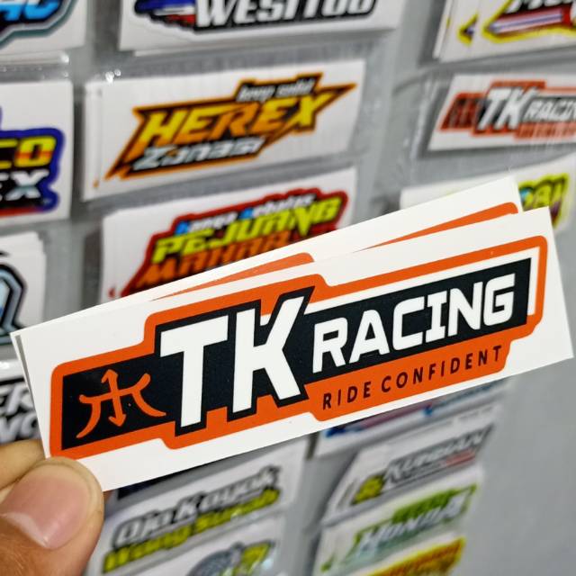Jual Sticker printing TK RACING, panjang 10cm | Shopee Indonesia