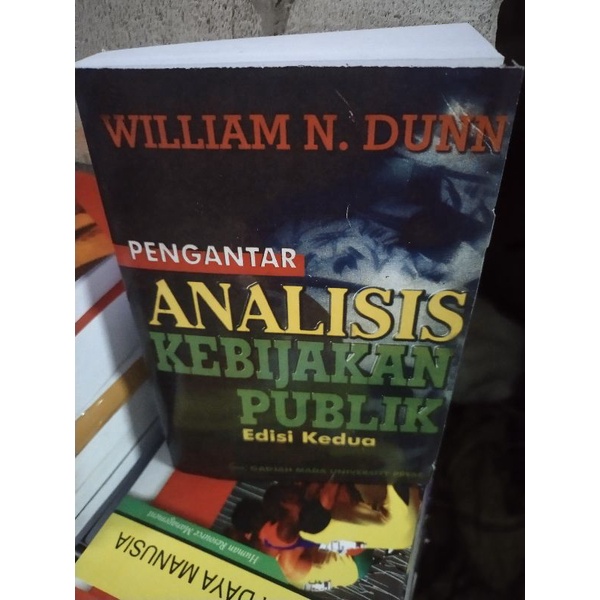 Jual Pengantar Analisis Kebijakan Publik Ed 2 by William N.Dunn