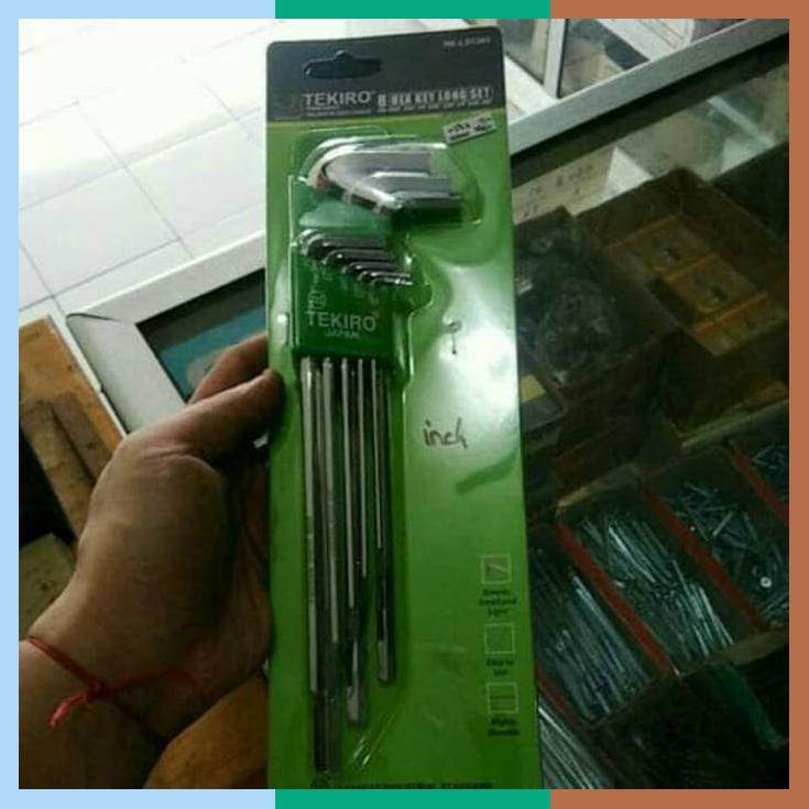 Jual Kunci L Set Inchi Tekiro | Shopee Indonesia