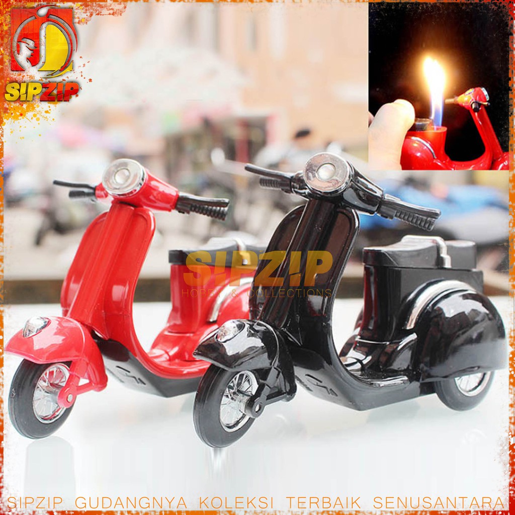 Jual Korek Api Vespa Pajangan Miniatur Meja Kantor Shopee Indonesia