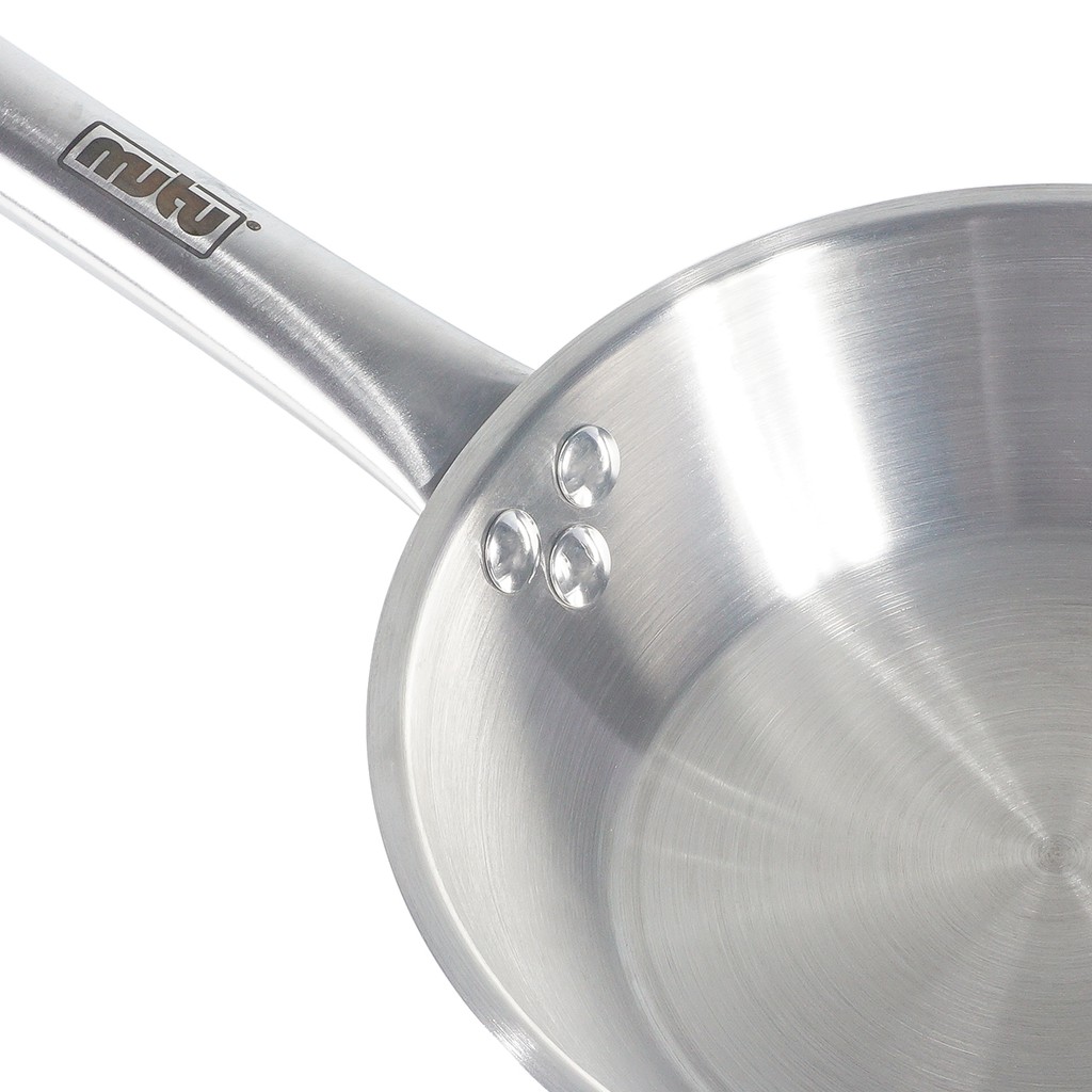 Jual MUTU Sauce Pan Stainless Panci Masak Professional Low Body 24 cm ...
