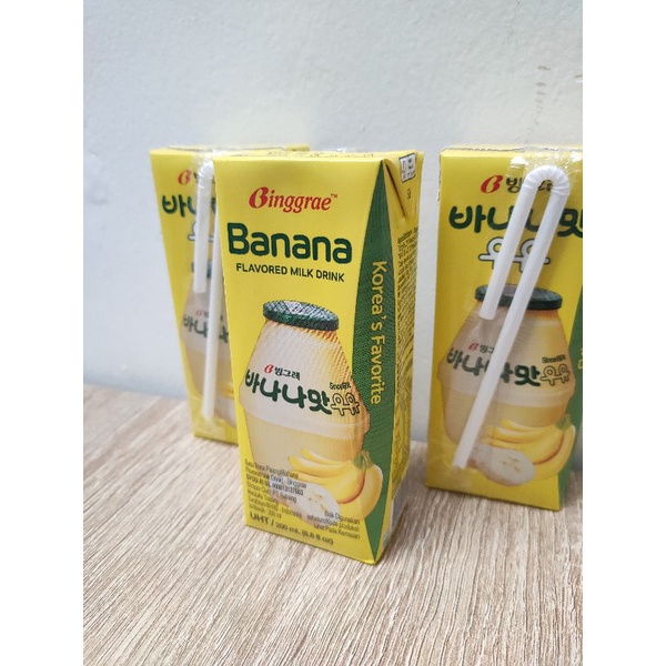 Jual Korean Milk Banana Ml Susu Korea Rasa Pisang Binggrae