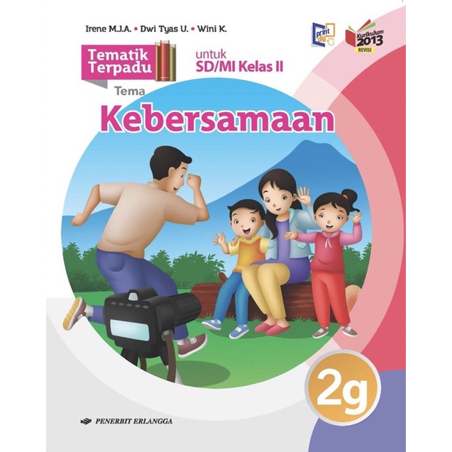Jual BUKU TEMATIK TERPADU 2A-2H SD.MI KELAS 2 | BUKU ERLANGGA ORIGINAL ...
