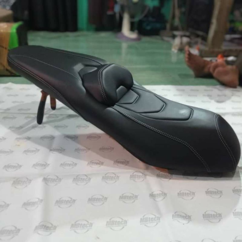 Jual Jok NMAX OLD full Hitam Mbtech Model Eropa/ JOK NMAX OLD CUSTOM ...