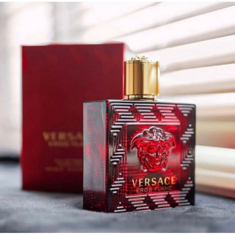 Jual Parfum Pria Versace Eros Flame For Men - 100ml Box Lengkap