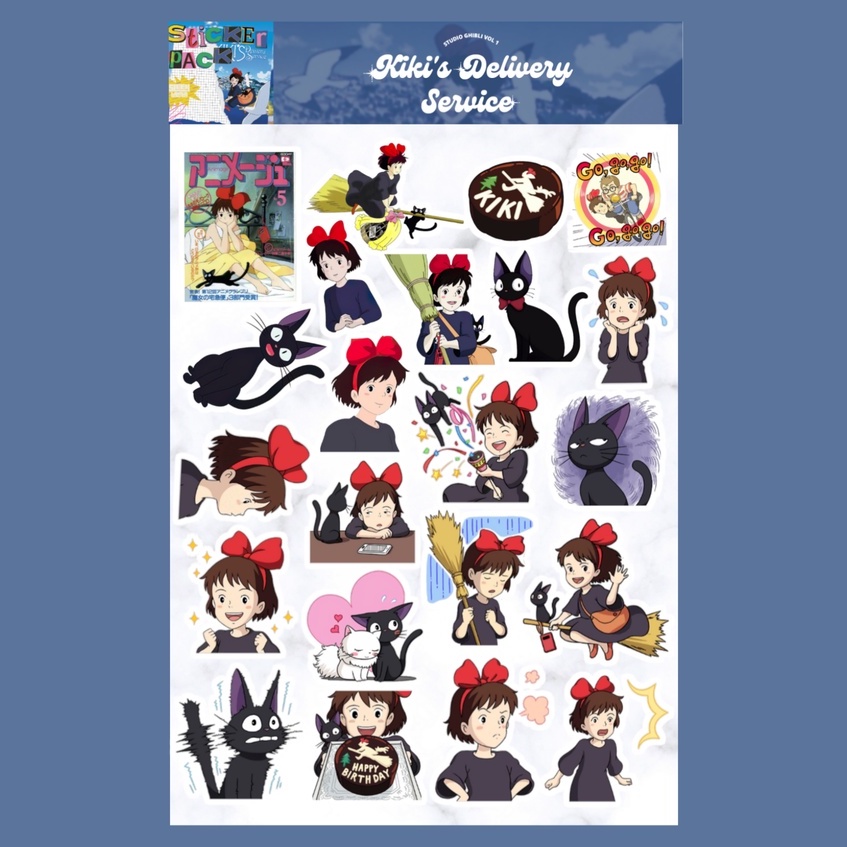 Jual Studio Ghibli vol 1 Sticker Sheet | Shopee Indonesia