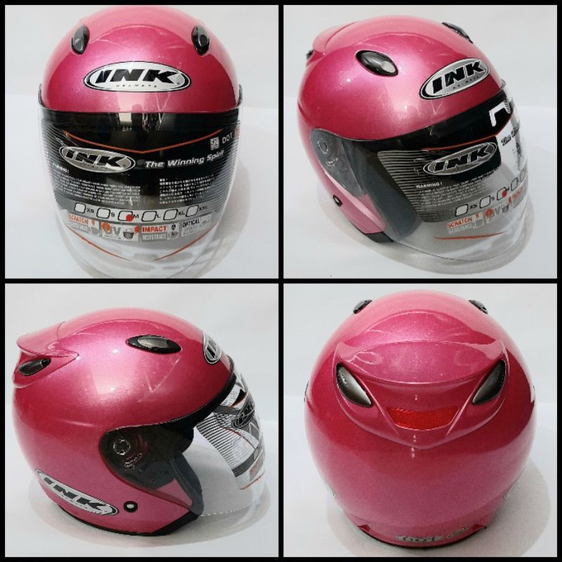 Jual HELM INK CENTRO SOLID PINK GLOSSY ORYGINAL SNI/DOT | Shopee Indonesia