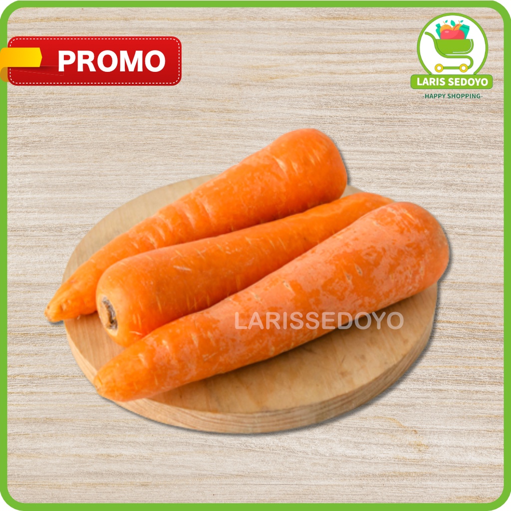 Jual Sayur Wortel Brastagi Import Segar 250 Gram Carrot Fresh Sayuran