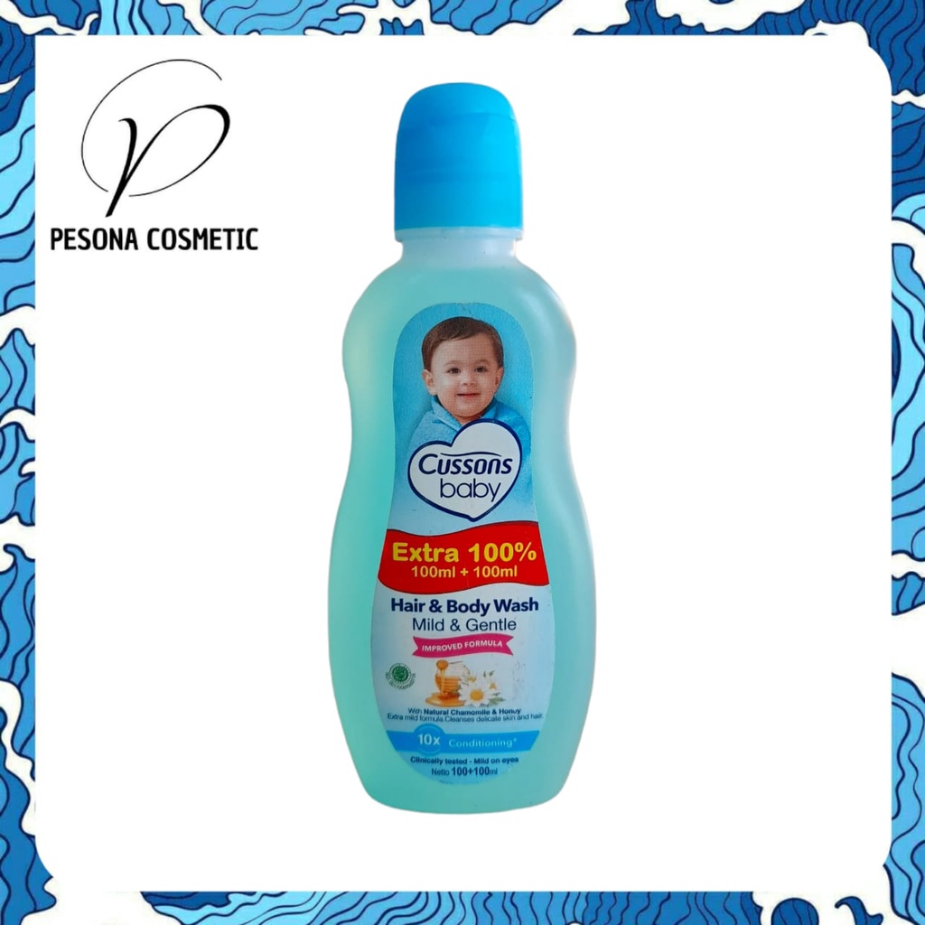 Jual CUSSONS BABY HAIR AND BODY WASH 200ML / 100+100ML / SABUN DAN ...