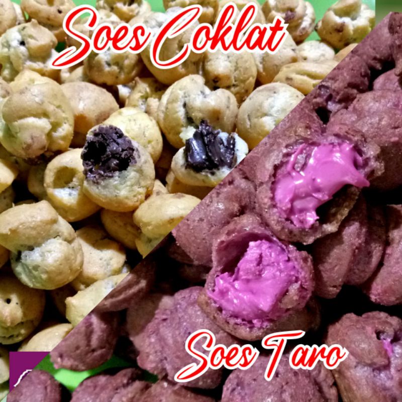 Jual CAMILAN SOES COKLAT 250GR SOES TARO SNACK KILOAN CEMILAN JAJANAN ...