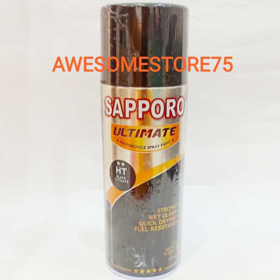 Jual SAPPORO ULTIMATE ** HT 01 HI TEMP BLACK Hitam Doff Cat Semprot ...