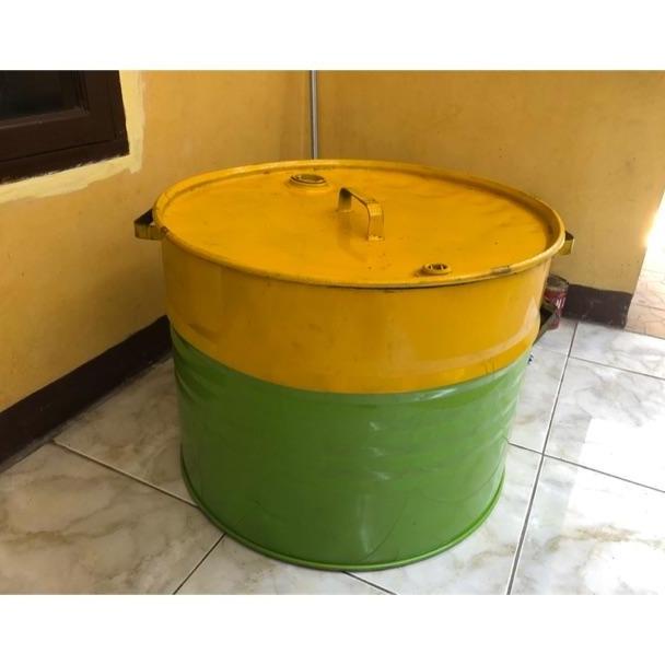 Jual Drum Besi 100 Liter Tong Sampah Tempat Pembakaran Sampah Instant Sdf5245d4f Shopee 