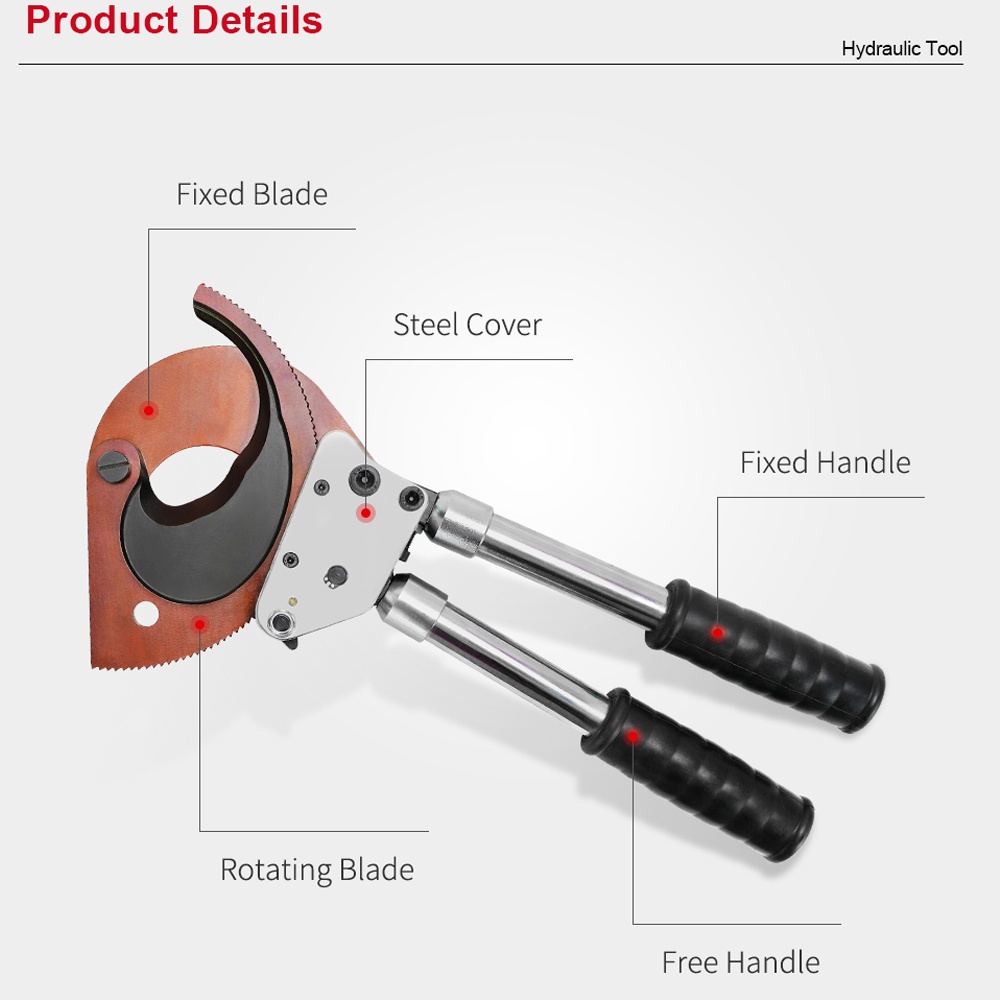 Jual Ratchet Cable Cutter J75 Tang Potong Kabel Ratcheting J75 3 x ...