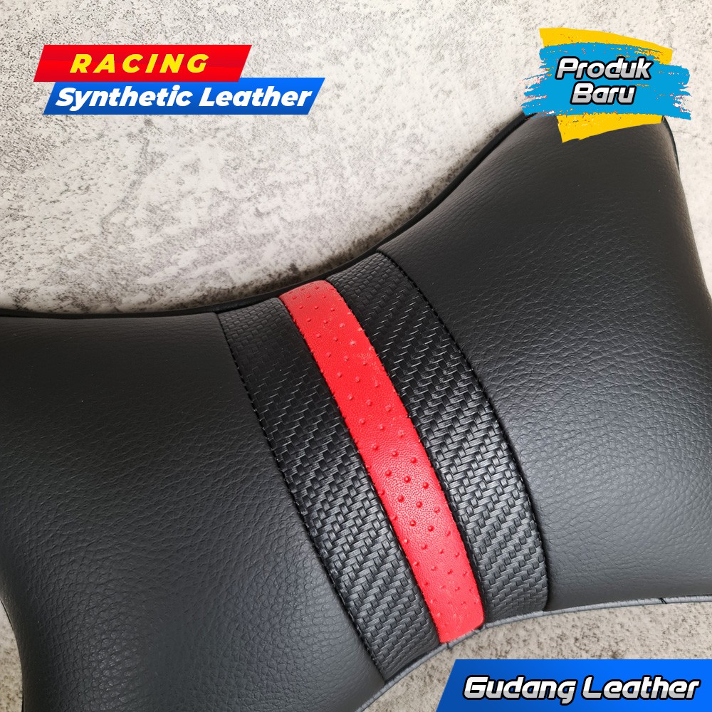 Jual Bantal Mobil Kulit Sintetis - Racing Series | Shopee Indonesia