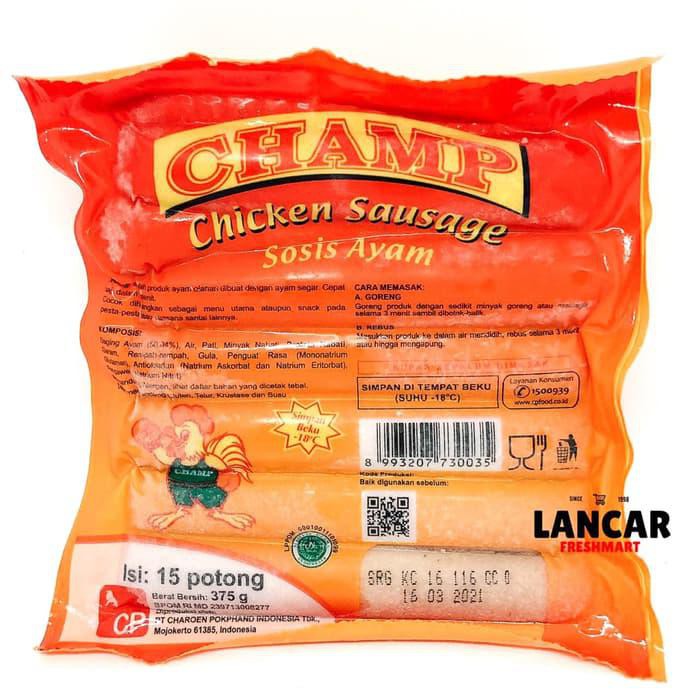 Jual CHAMP SOSIS AYAM 375GR | Shopee Indonesia