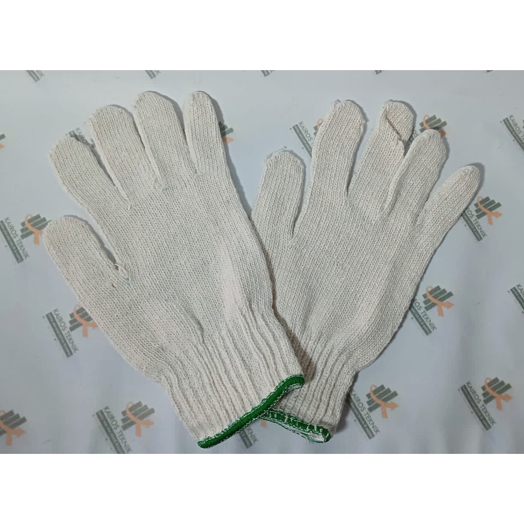 Jual Sarung Tangan Benang 8 TEBAL/Safety Gloves Kain Rajut Proyek ...