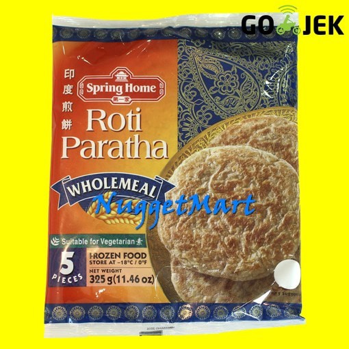 Jual SPRING HOME ROTI PARATHA WHOLEMEAL 325 GR | Shopee Indonesia