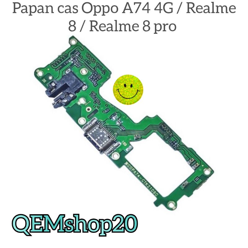 Jual Board Papan Cas Konektor Charger Pcb Oppo A74 4g Realme 8 8 Pro Hf Plug In Mic Original