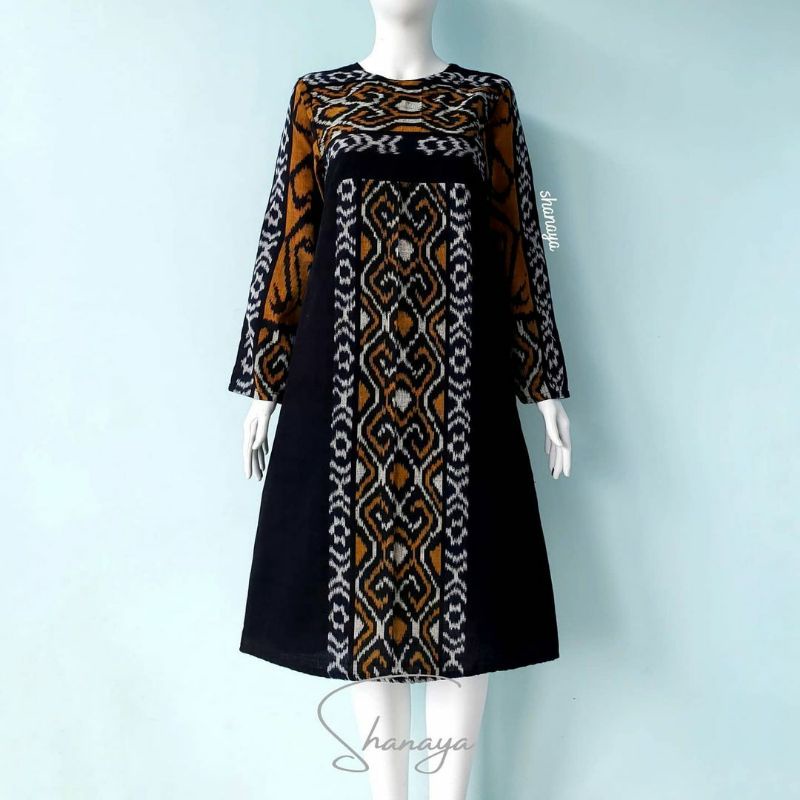 Jual Dress Tenun Termurah Motif Etnik Ready Stock Shopee Indonesia