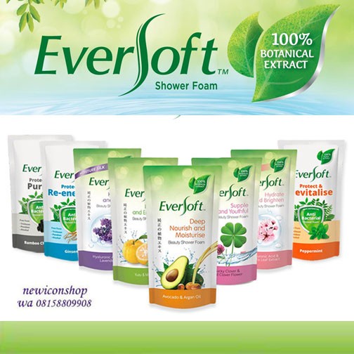 Jual Eversoft Relax And Rejuvenate Shower Foam Shopee Indonesia