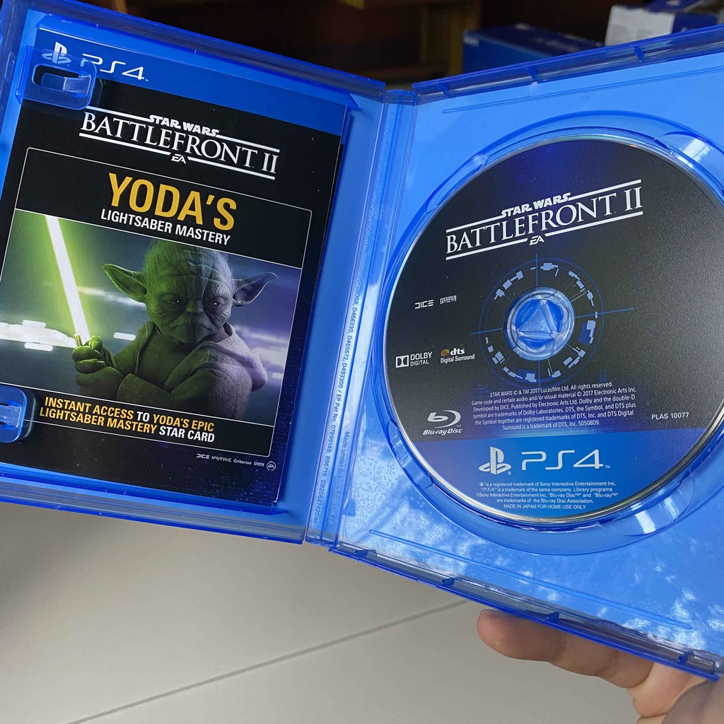 Boîte De Jeu PS4 Star Wars Battlefront II Vide – Fourreau Uniquement, Pour Pièces Ou Déco