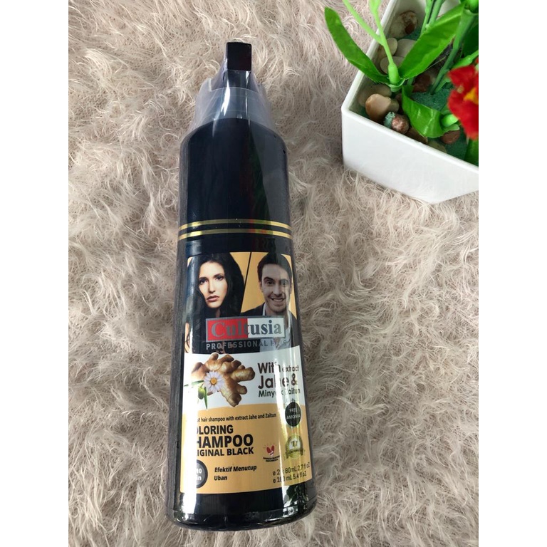 Jual Cultusia sampo black Original / Semir Rambut Instan / Penghitam