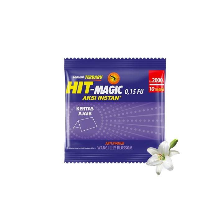 Jual Hit Magic Lily Blossom 10'S - 24 pcs - Obat Nyamuk Elektrik ...