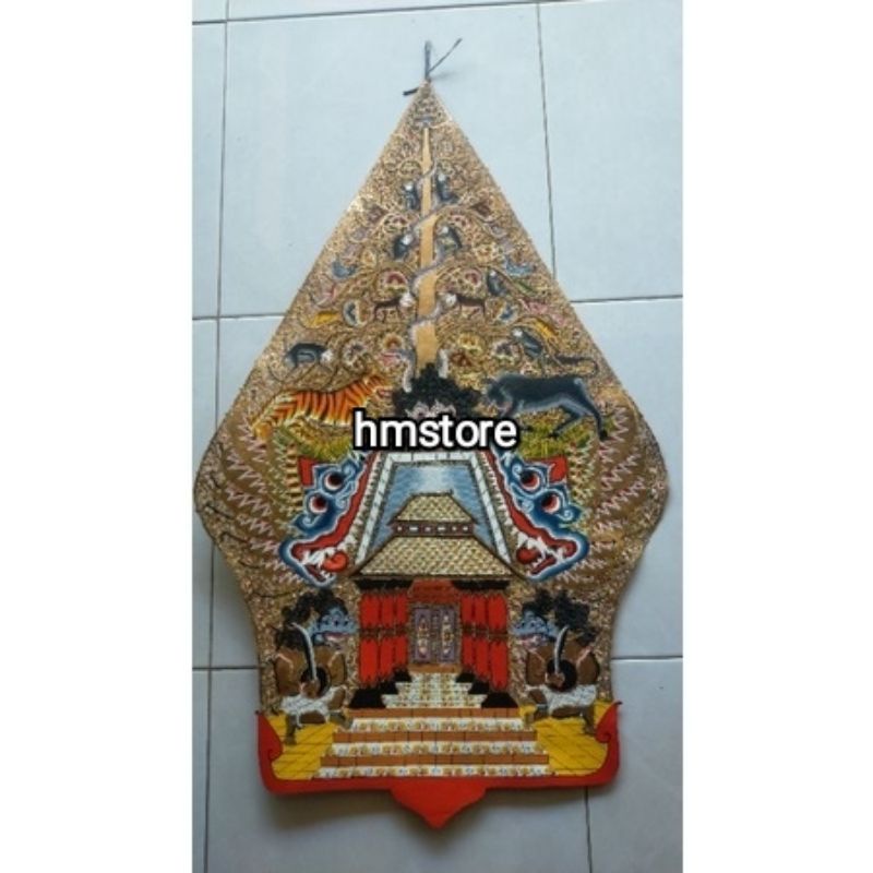 Jual Wayang Kulit Gunungan/Kayon Jumbo Kualitas Super | Shopee Indonesia