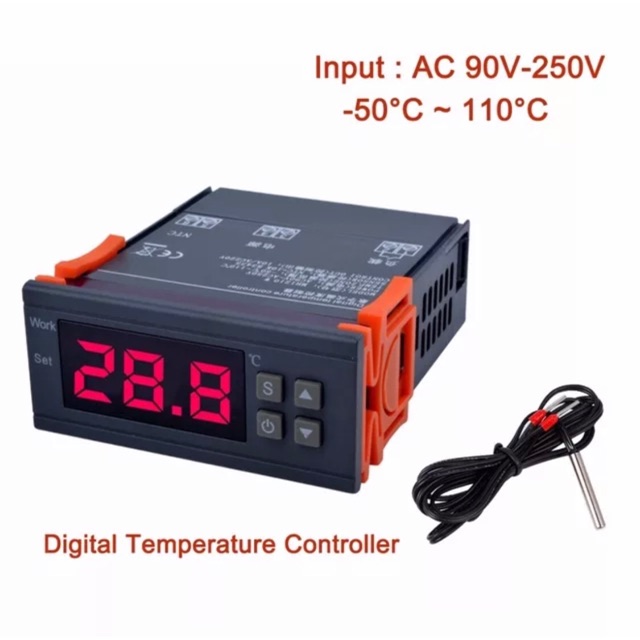 Deals on Digital Temperature Controller MH1210W 90-250V 10A 220V