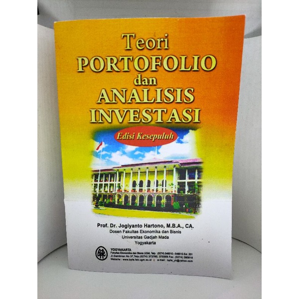 Jual Teori Portofolio Dan Analisis Investasi Edisi 10 Jogiyanto Hartono ...