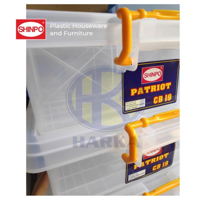 Jual PATRIOT CONTAINER BOX 19 LITER | Kontainer Boks Sekat 4 ...
