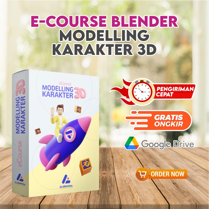 Jual Algrafika Modeling 3D Karakter - Tutorial Blender 3D Terbaik ...