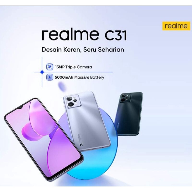 Jual realme C31 3/32 & 4/64GB | Shopee Indonesia