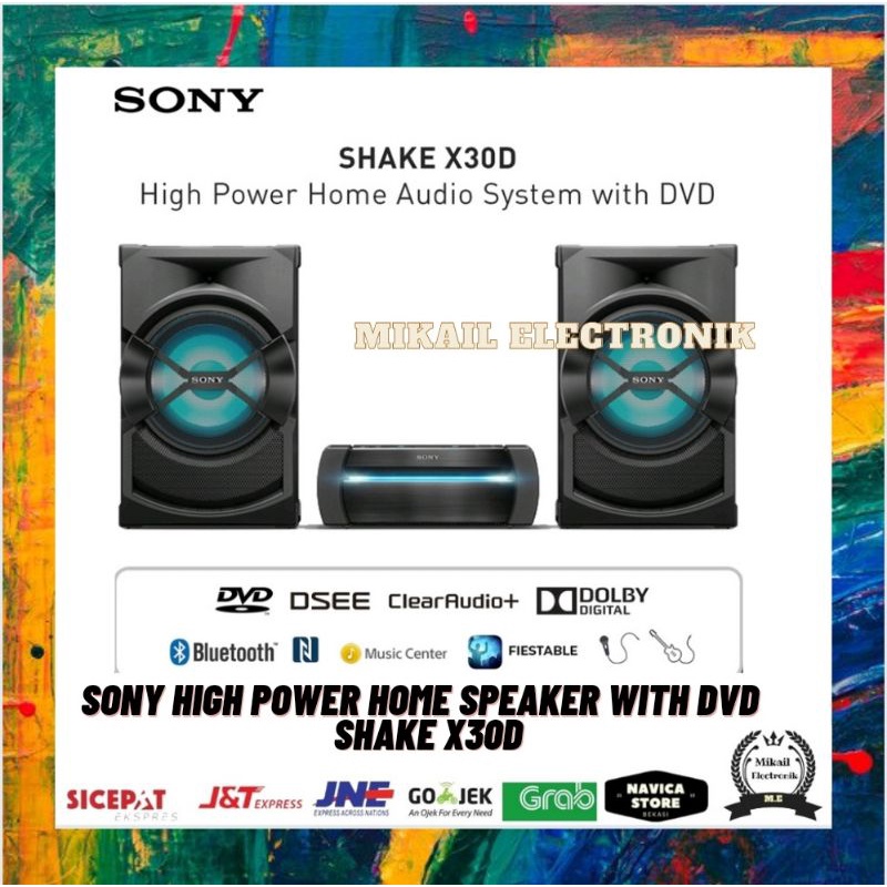 Jual SONY SHAKEX30D HOME AUDIO SYSTEM WITH DVD BLUETOOTH SHAKE X30D