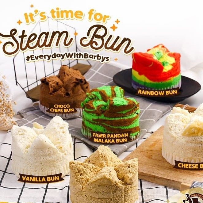 Jual Steam | Roti Kukus | Vanilla | Mocha | Cheese | Chocolate Chip ...