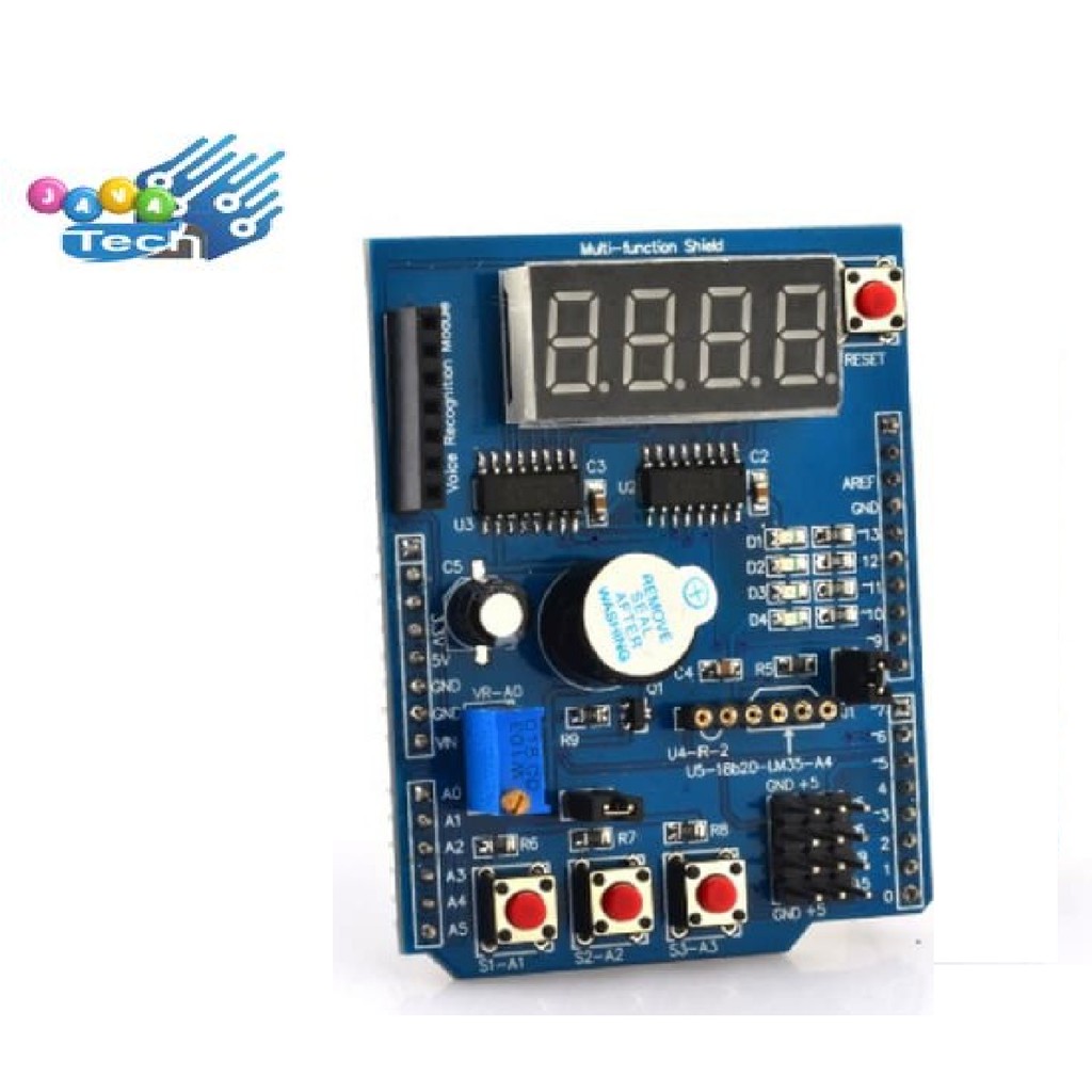 Jual Multi Function Shield Expansion Board Arduino | Shopee Indonesia