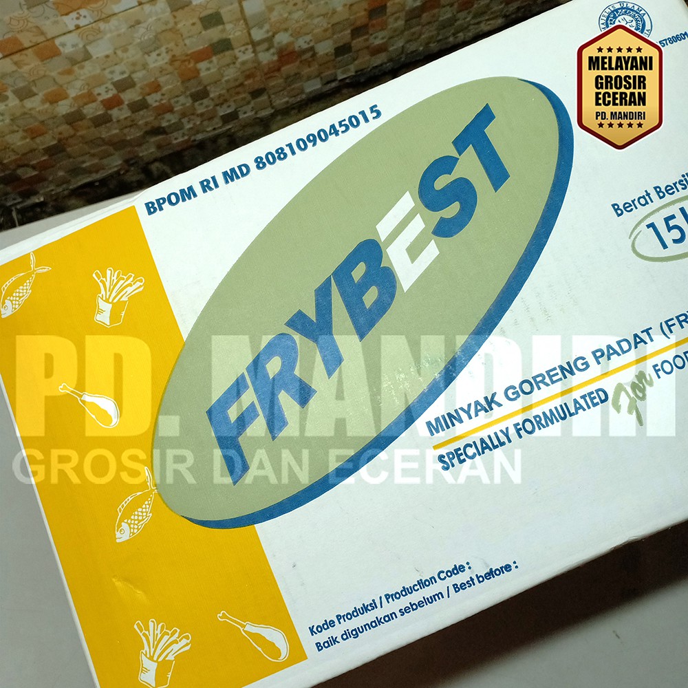 Jual FRYBEST 15 KG MINYAK PADAT | Shopee Indonesia