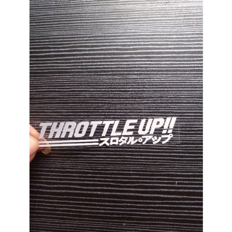 Jual STICKER THROTTLE UP CUTTING | Shopee Indonesia