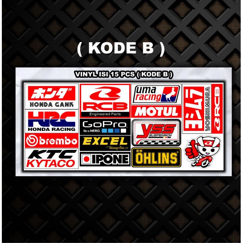 Jual STICKER RACING STIKER PACK STIKER MOTOR | Shopee Indonesia