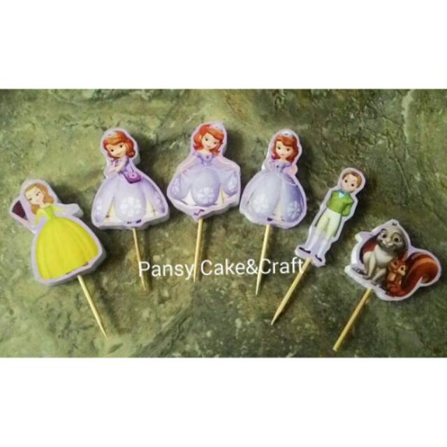 Jual Cupcake topper Sofia the First | Shopee Indonesia