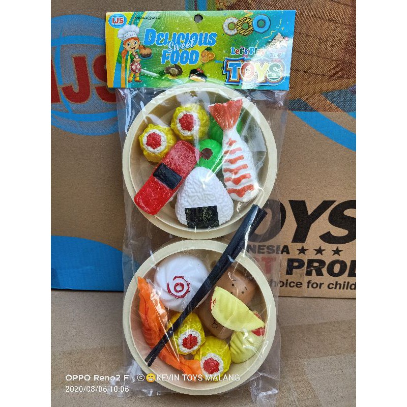Jual SH 1273 mainan anak double dimsum package / mainan delicius food ...