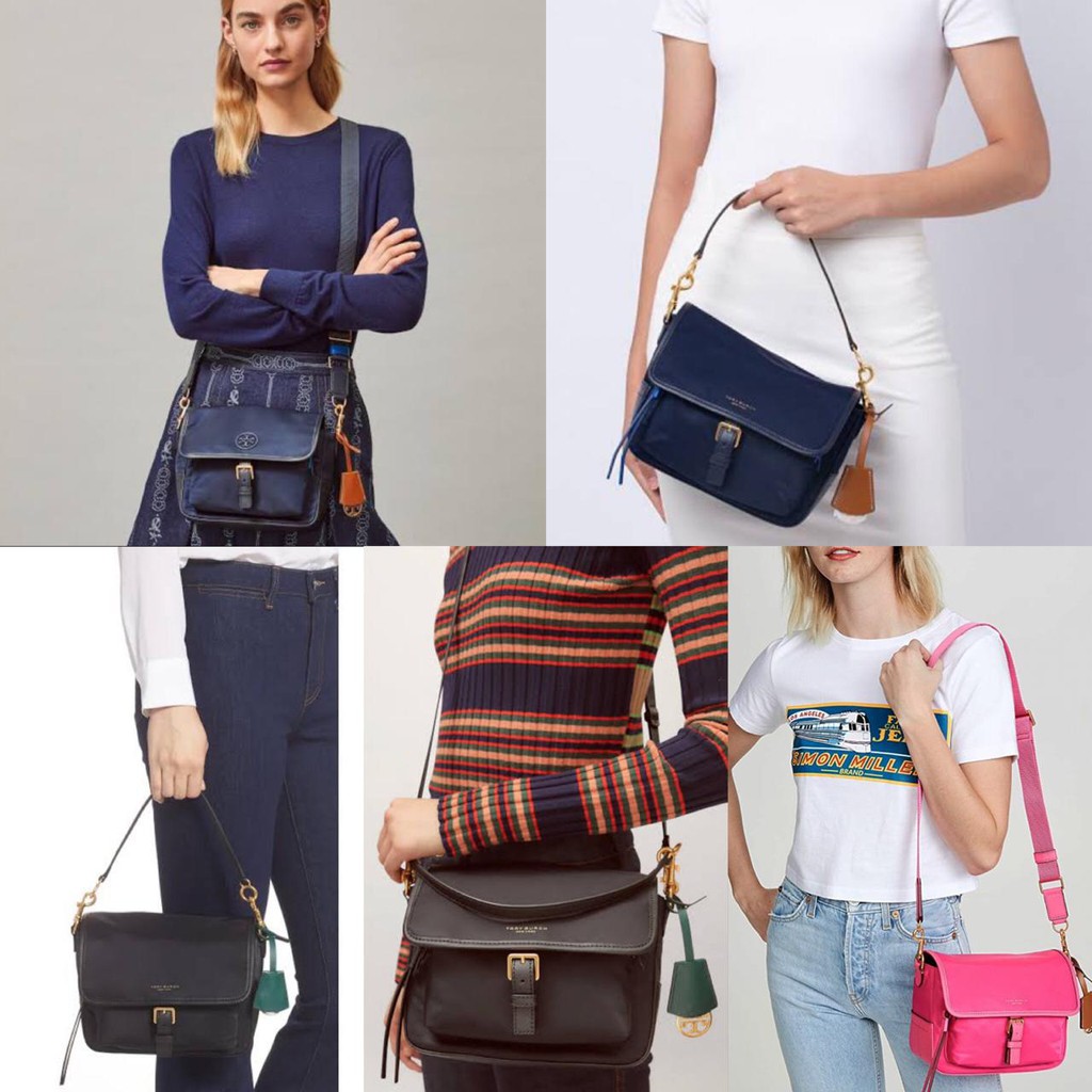 Jual Tory Burch Perry Nylon Crossbody Shopee Indonesia