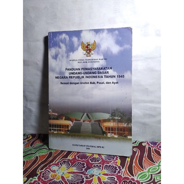 Jual BUKU PANDUAN PEMASYARAKATAN UUD NEGARA REPUBLIK INDONESIA TAHUN ...