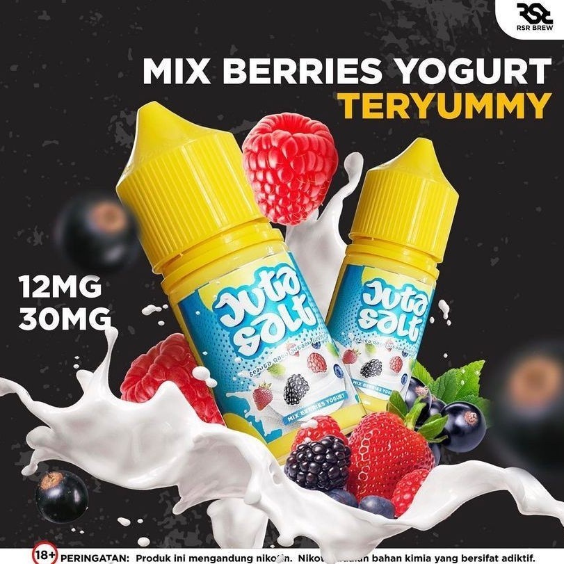 Jual Liquid Juta Mix Berries Yogurt Saltnic Mg Ml Shopee Indonesia