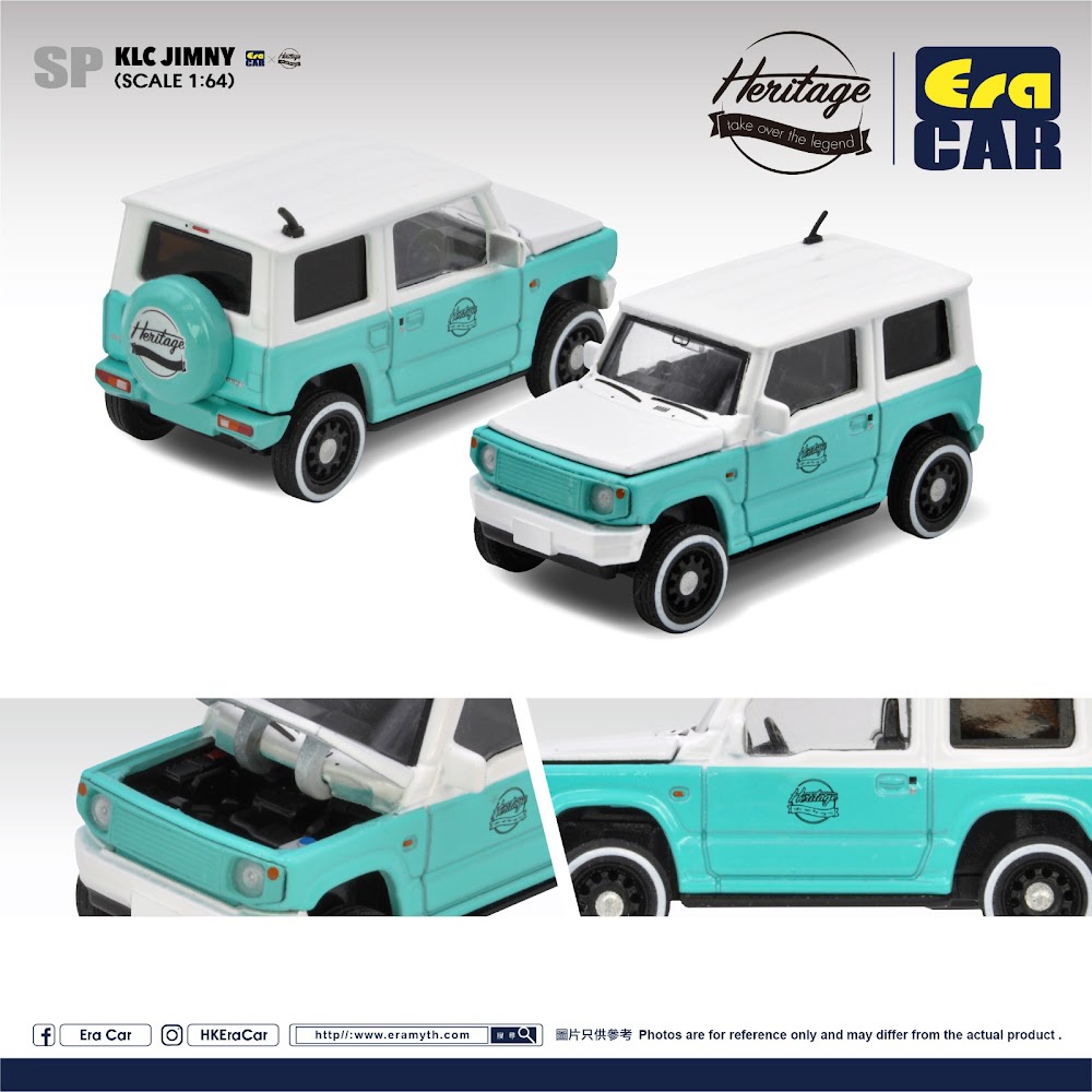 Jual SUZUKI JIMNY Heritage anniversary scale 1:64 by EraCAR | Shopee